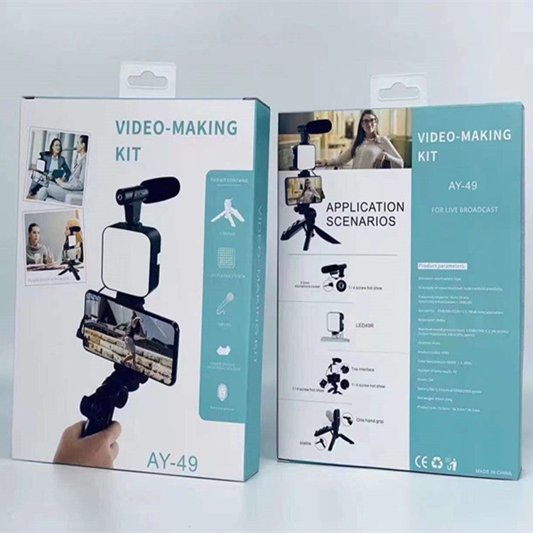 AY-49 Mobile Phone Vlog Selfie Stick
